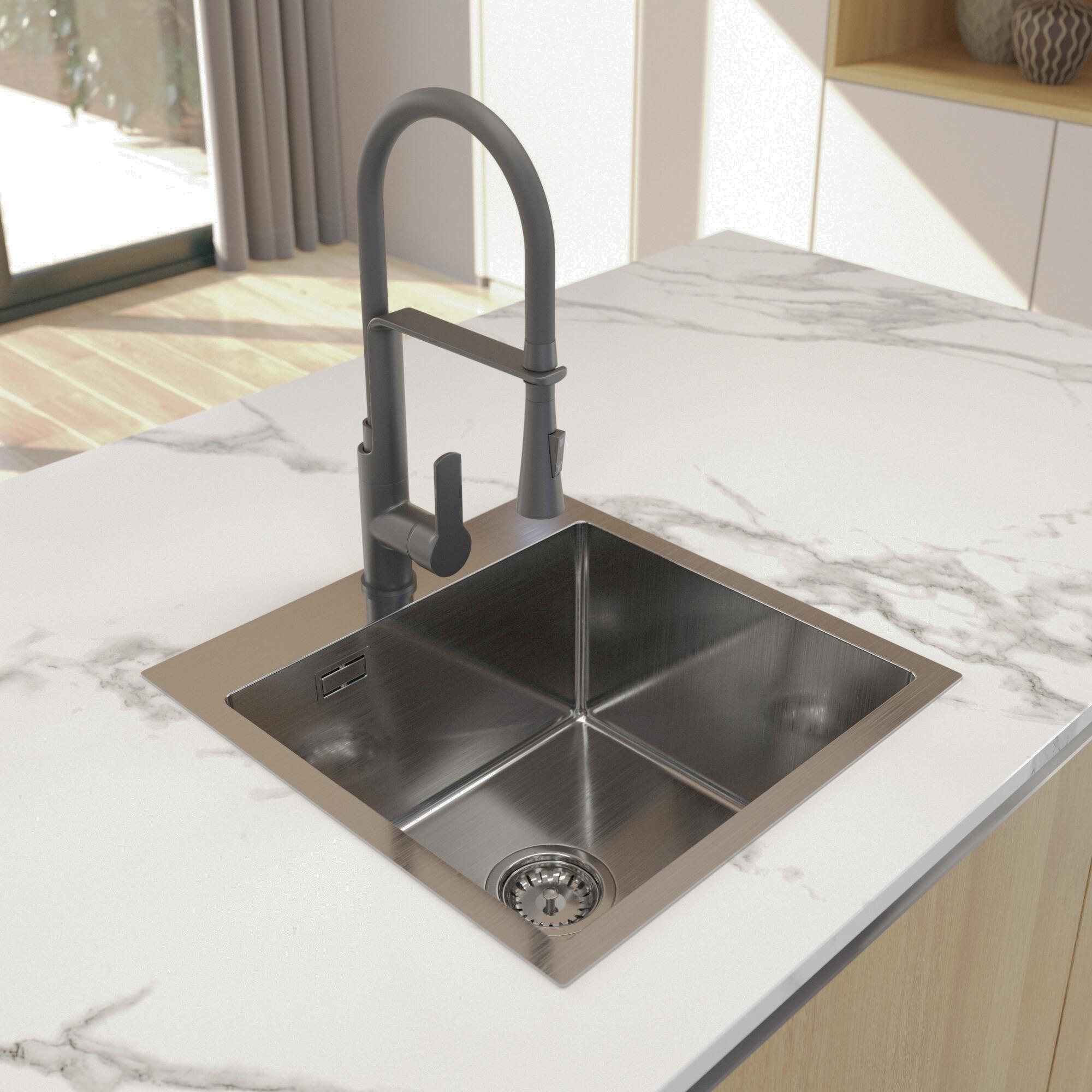 Zlew stalowy Steel SINK 50 NEW aranżacja